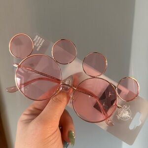 NWT Disney Parks Mickey Blush Pink Sunglasses